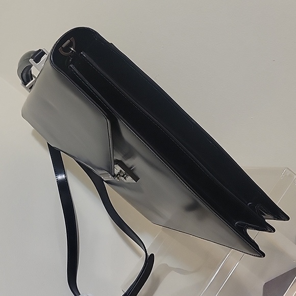Salvatore Ferragamo Black Leather Briefcase - Picture 6 of 11